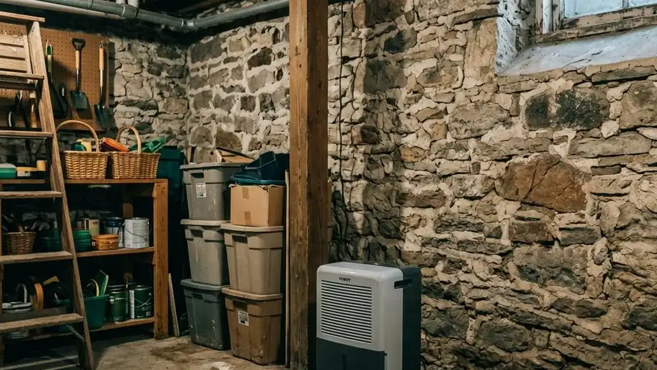 Basement Mold Remediation work in a Detroit property