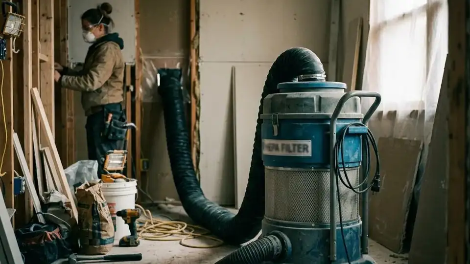 HEPA Air Scrubbing work in a Detroit property