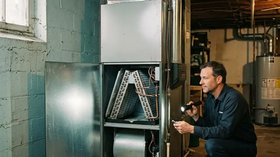 HVAC Mold Remediation work in a Detroit property