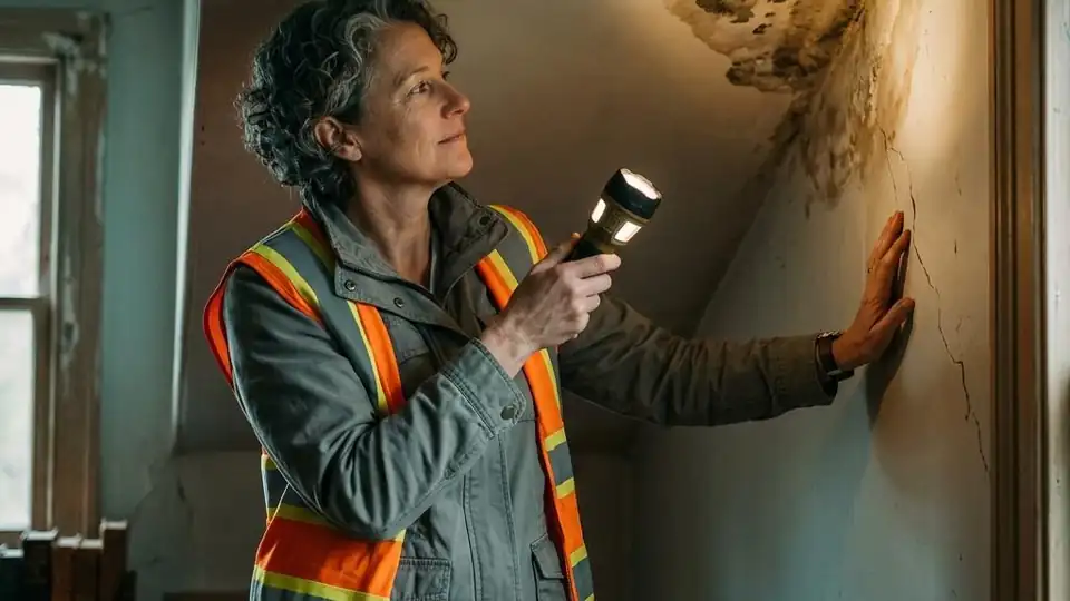 Mold Inspection work in a Detroit property