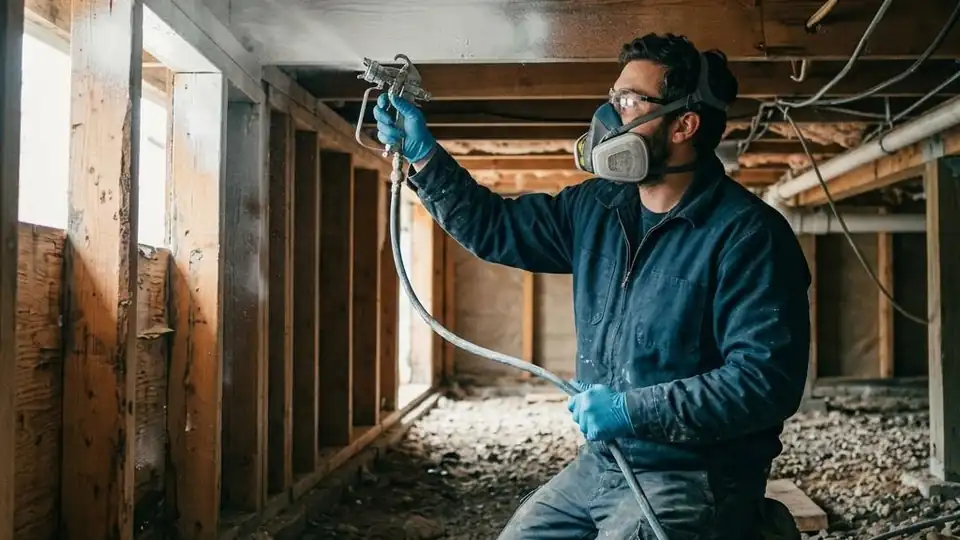 Mold Resistant Encapsulation work in a Detroit property
