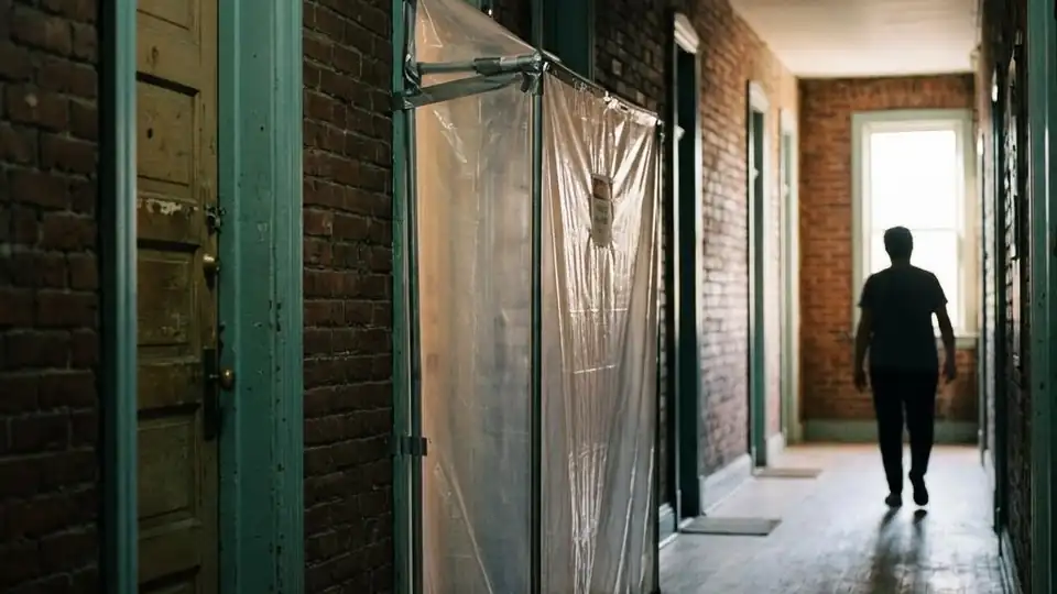 Multifamily Mold Remediation work in a Detroit property