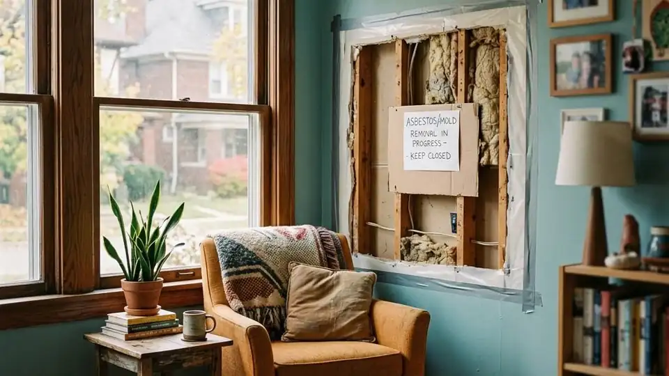 Residential Mold Remediation work in a Detroit property