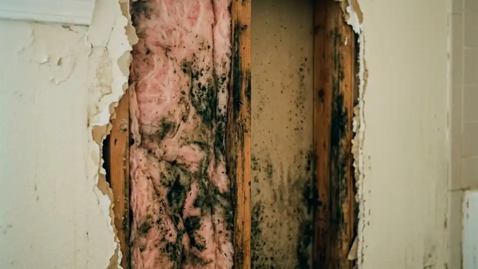 Wall Cavity Mold Removal work in a Detroit property
